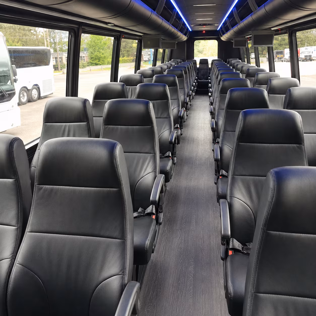 charter buses for large wedding groups across hampton roads