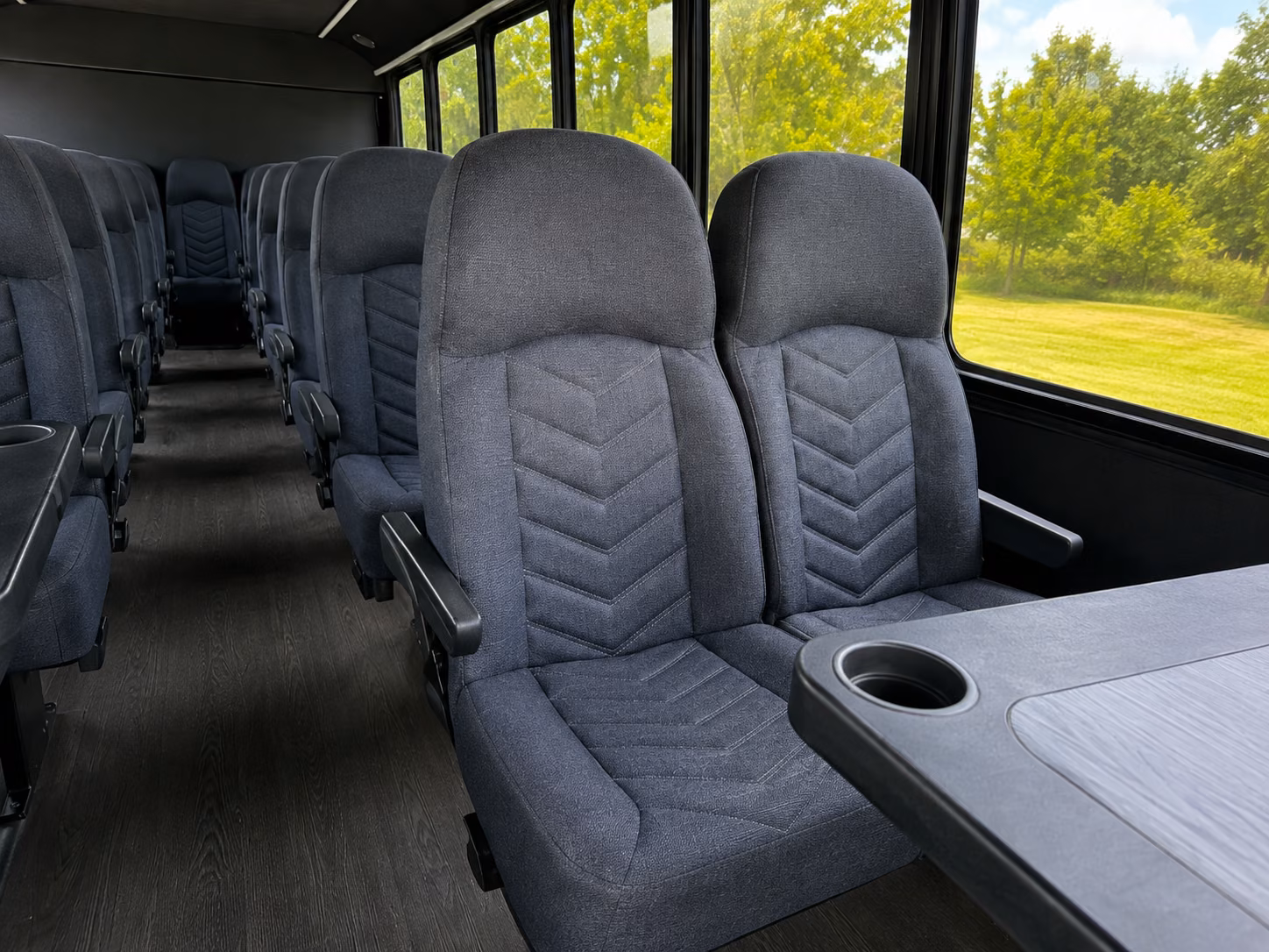 suffolk 20 passenger minibus interior