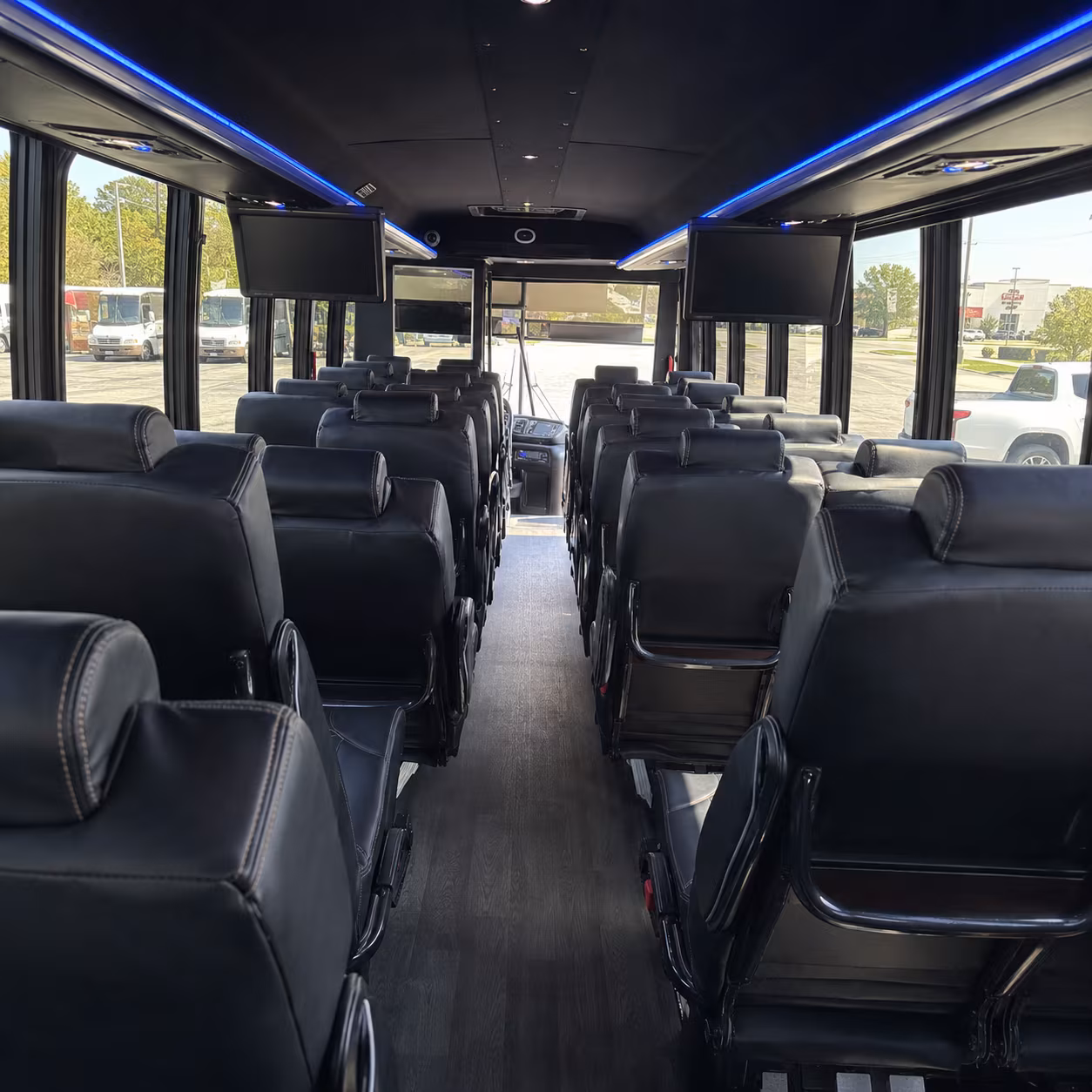 suffolk 30 passenger minibus interior