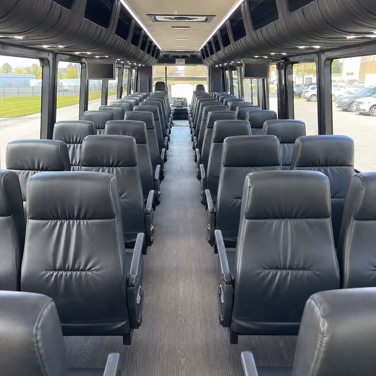 suffolk 35 passenger minibus inside