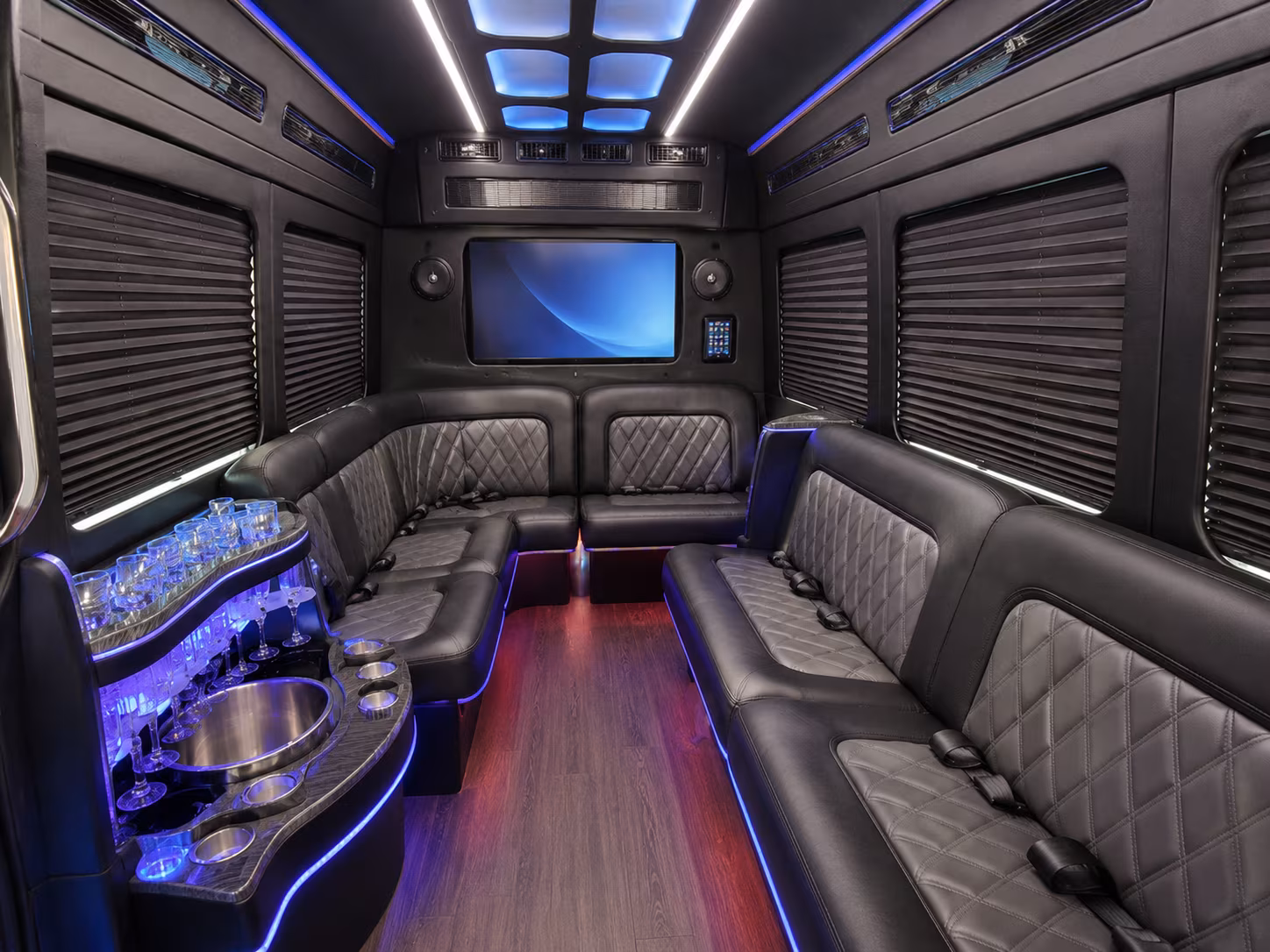 suffolk private event transportation onboard seating