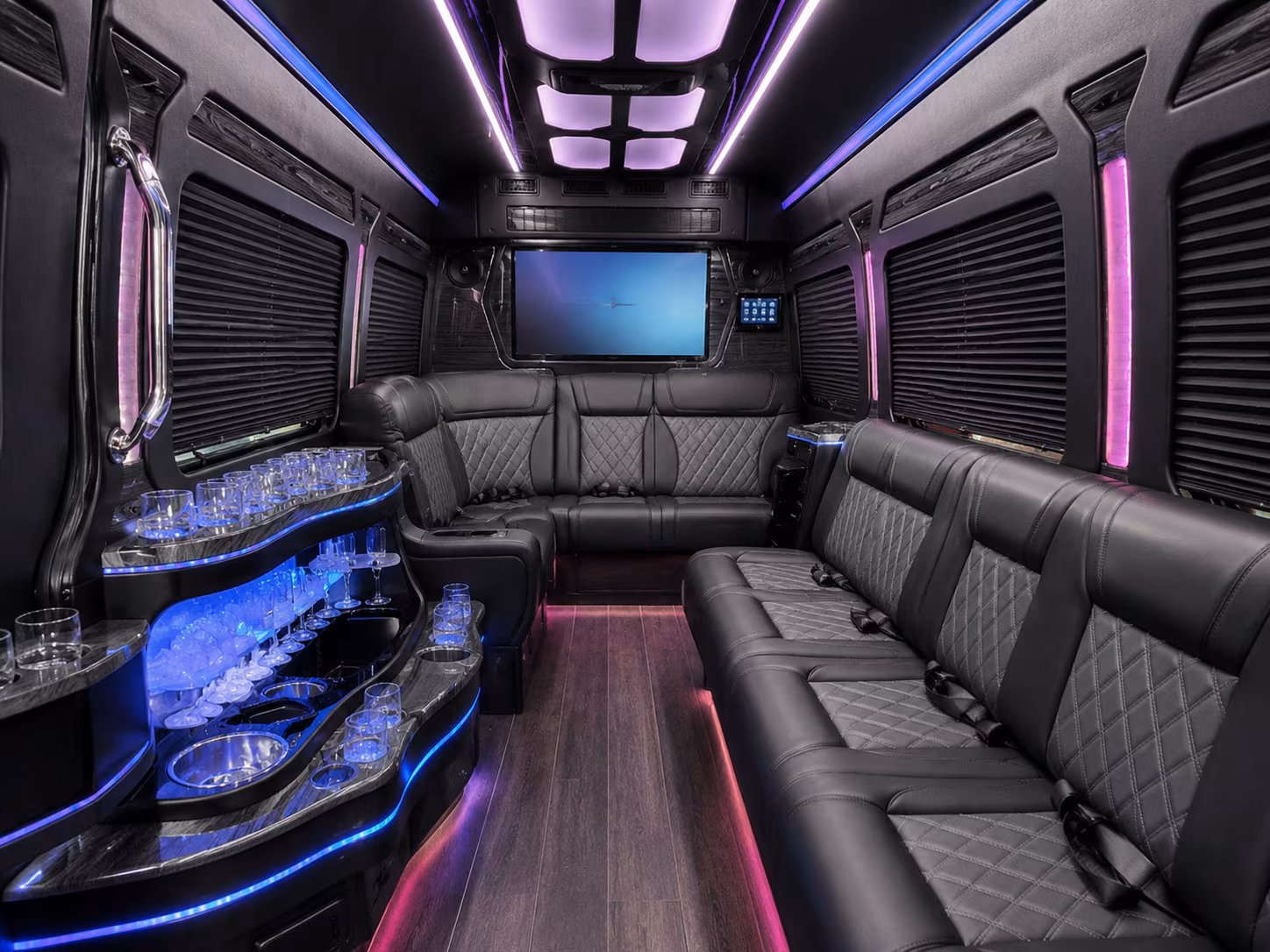 suffolk sprinter limousine interior