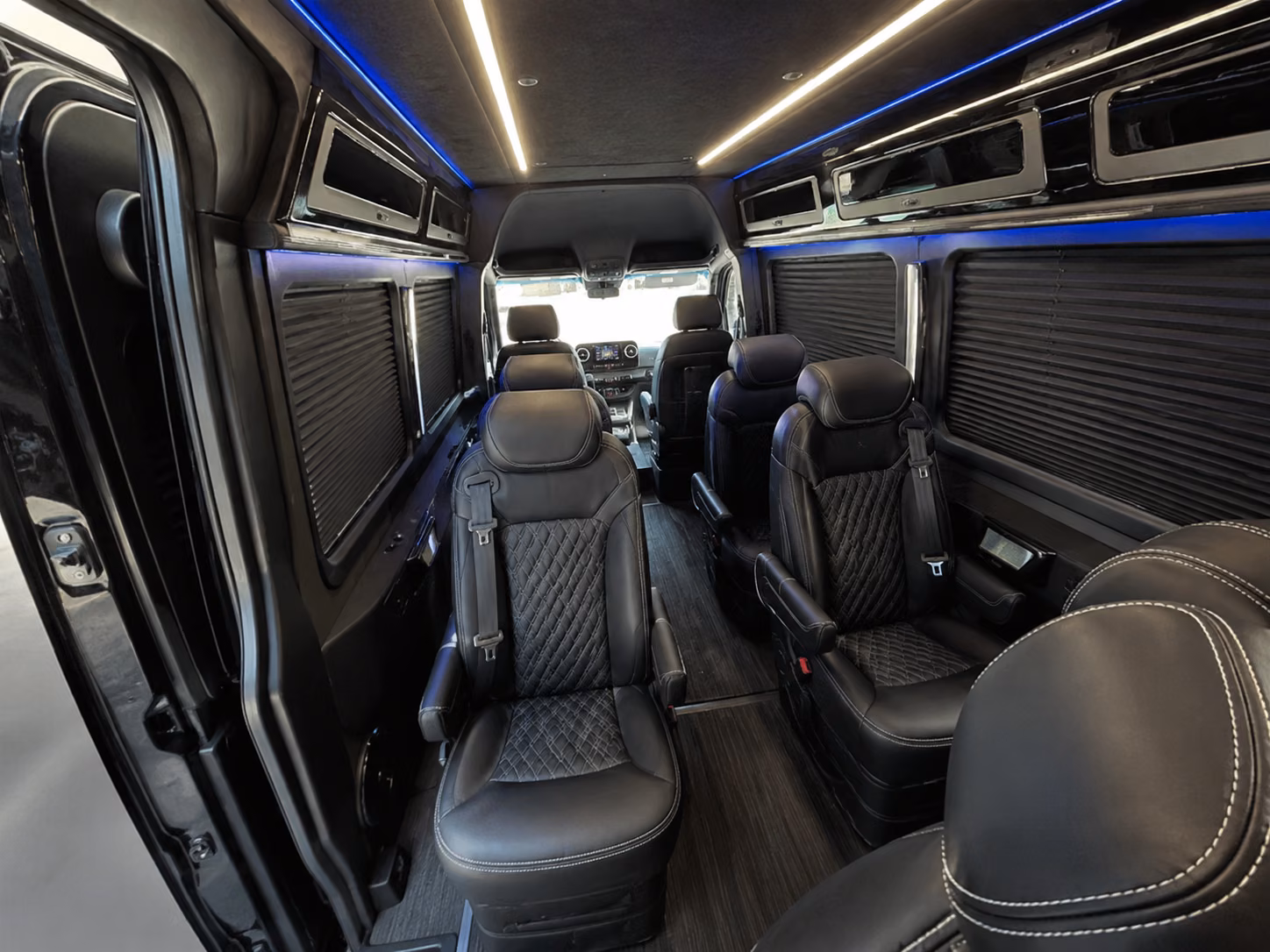 suffolk sprinter van with driver interior